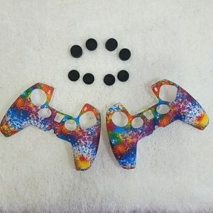 2 Colorful Rubber Control Covers